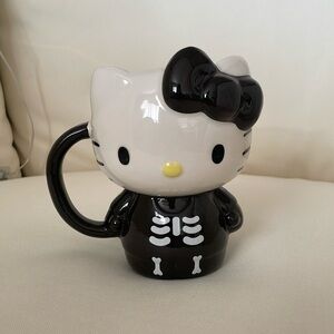 Halloween Skeleton Hello Kitty Mug